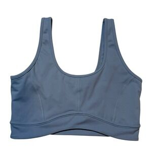 AllFenix Sports Bra Women's L Blue Gray Athletic Yoga Activewear‎ Crop